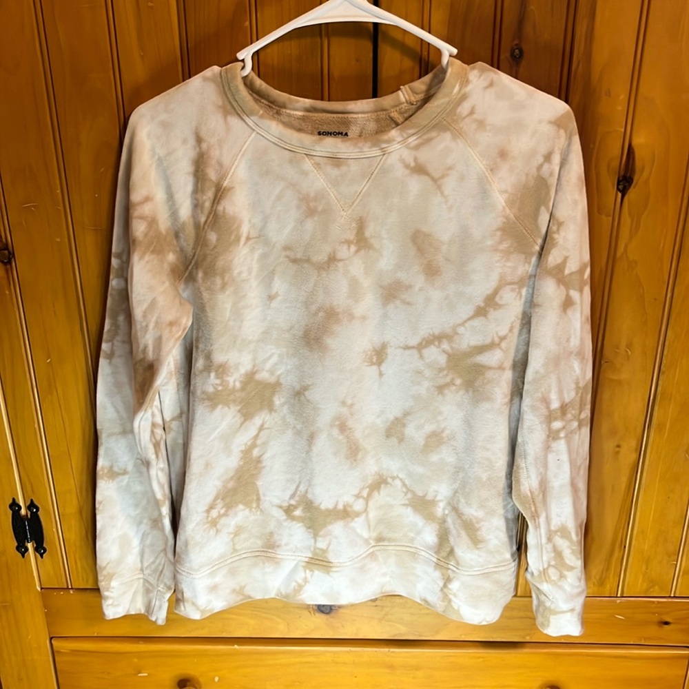 SONOMA Brown and White Sweater XS